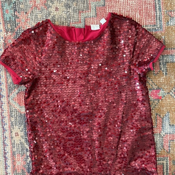 GAP sequin red dress NWOT - Picture 2 of 6